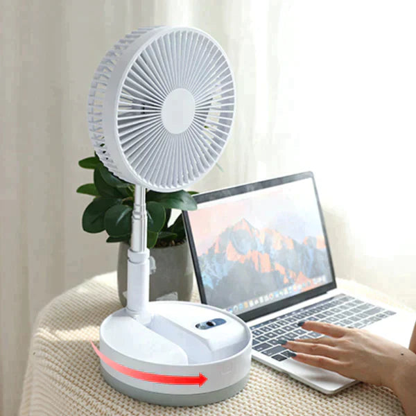 Ventilador Portátil Silencioso Inteligente