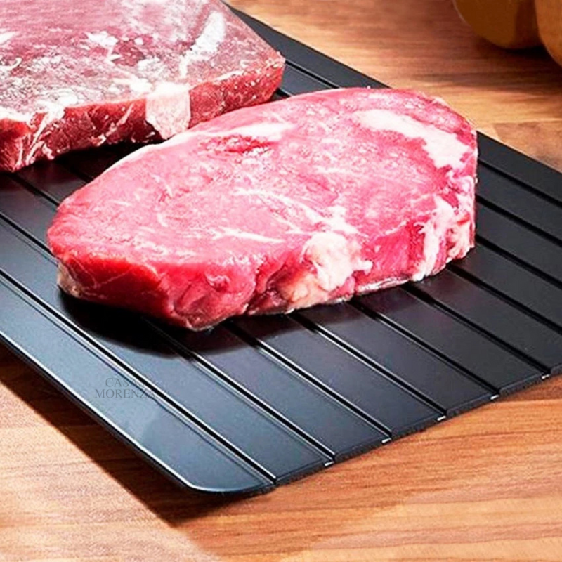 Bandeja Magica de Degelo Rapido ThermoFast – Descongele Carnes em Minutos, Sem Micro-ondas - Casas Morenza