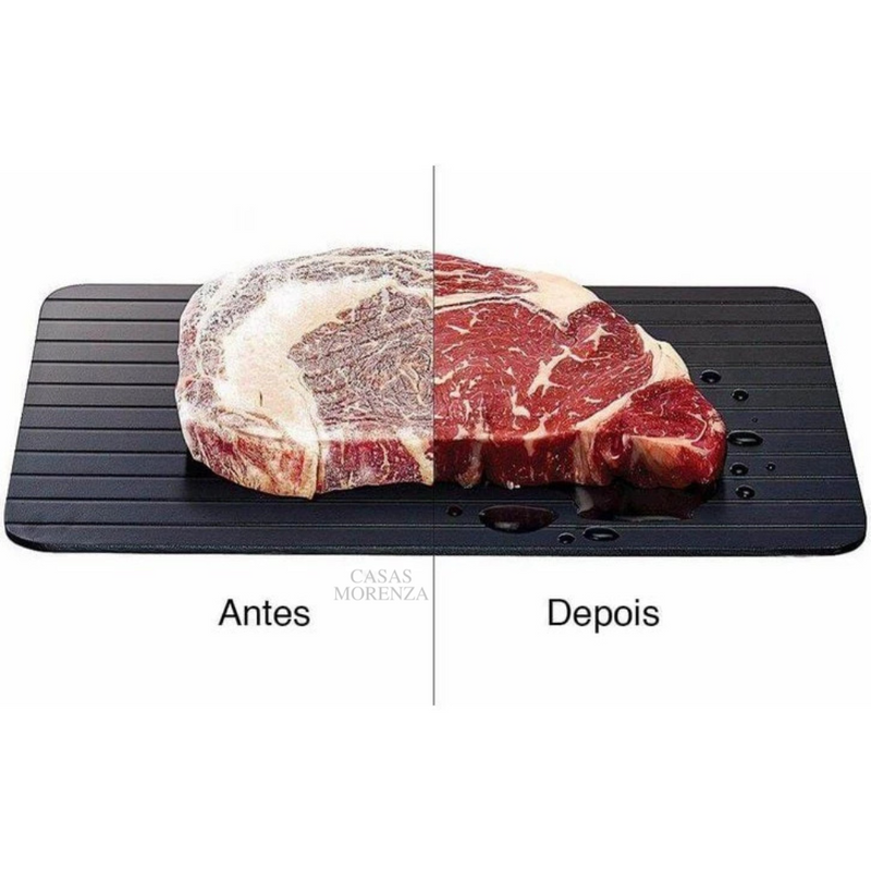Bandeja Magica de Degelo Rapido ThermoFast – Descongele Carnes em Minutos, Sem Micro-ondas - Casas Morenza