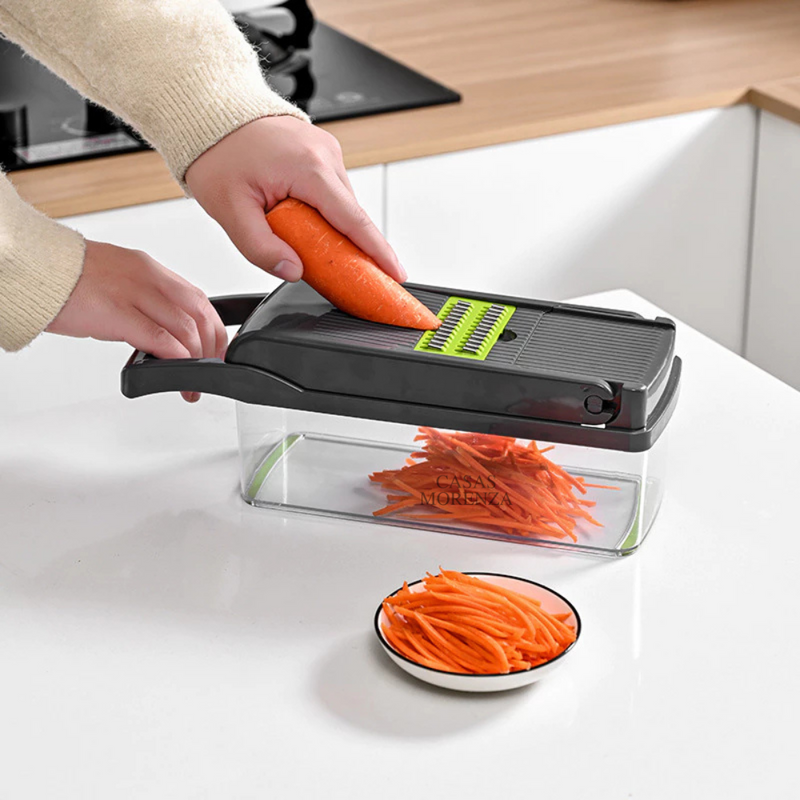 Cortador e Ralador de Alimentos Profissional ChefPratico 15 em 1 Inox - Casas Morenza