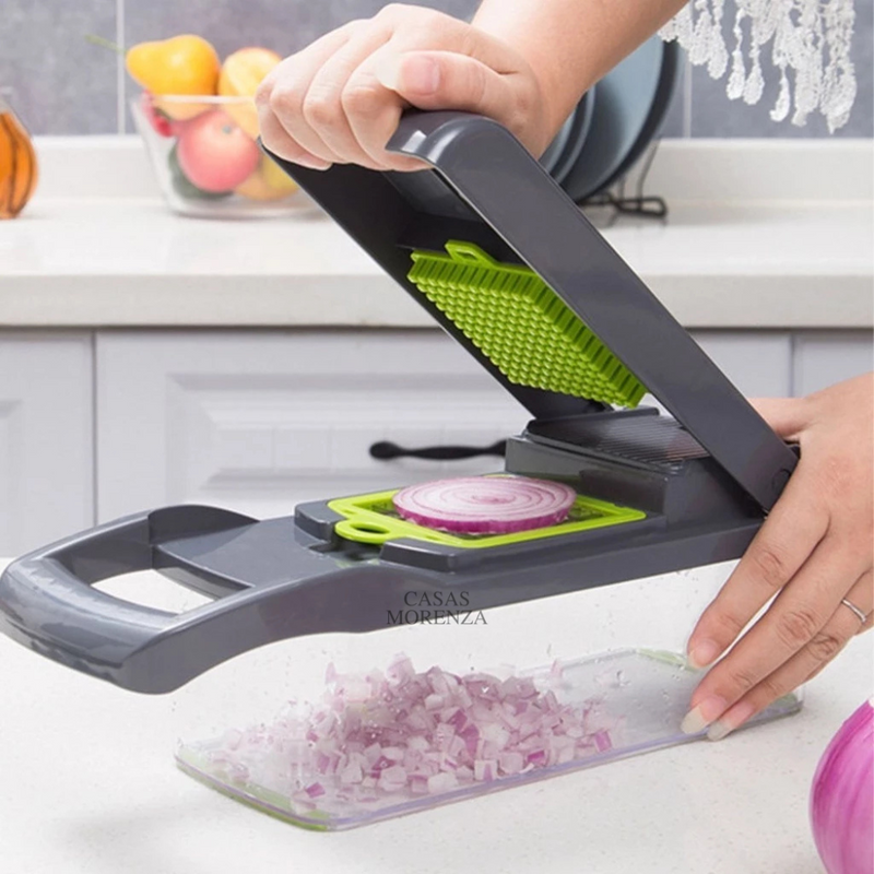 Cortador e Ralador de Alimentos Profissional ChefPratico 15 em 1 Inox - Casas Morenza