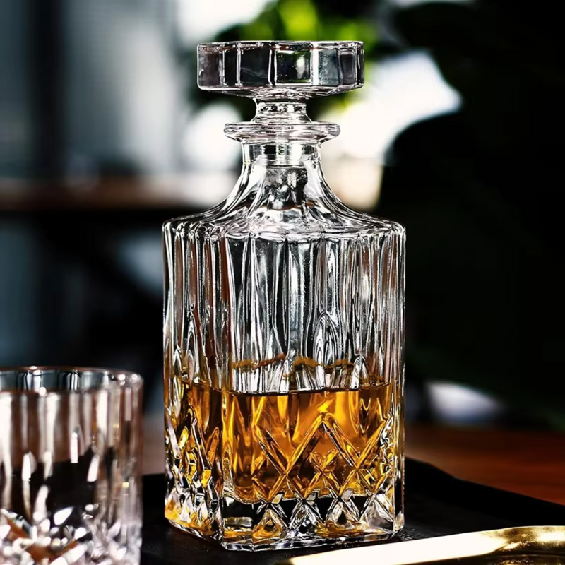 Garrafa Decanter Premium para Whisky 900ml ElIseo - Casas Morenza