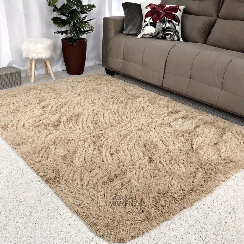 Tapete Felpudo Decorativo para Sala e Quarto – Nuvola™ - Casas Morenza