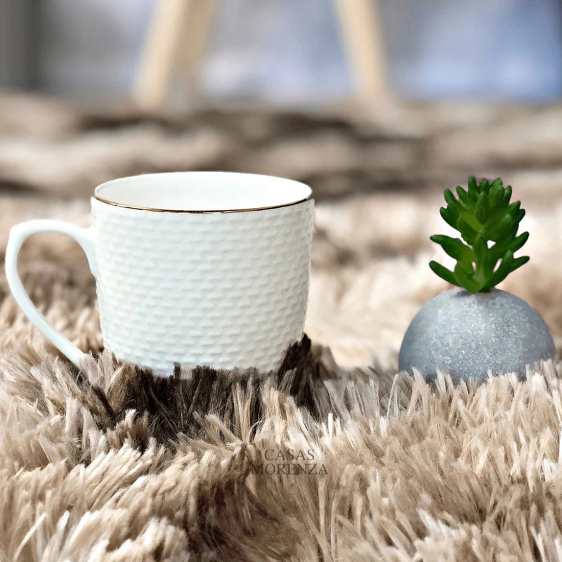 Tapete Felpudo Decorativo para Sala e Quarto – Nuvola™ - Casas Morenza